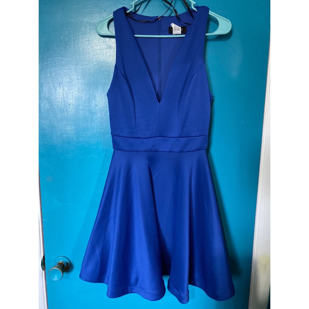 Blue dress